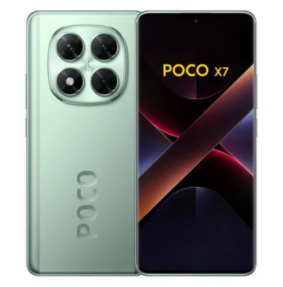 [Limited Offer🔥🔥] XIAOMI POCO X7 5G 512GB+12GB 6.67" 120Hz AMOLED Dual SIM/e-SIM (50+8+2)MP Rear Camera 20MP Selfie 5110mAh Battery 45W Charging On-Screen Fingerprint Pro Plus AI Smartphone