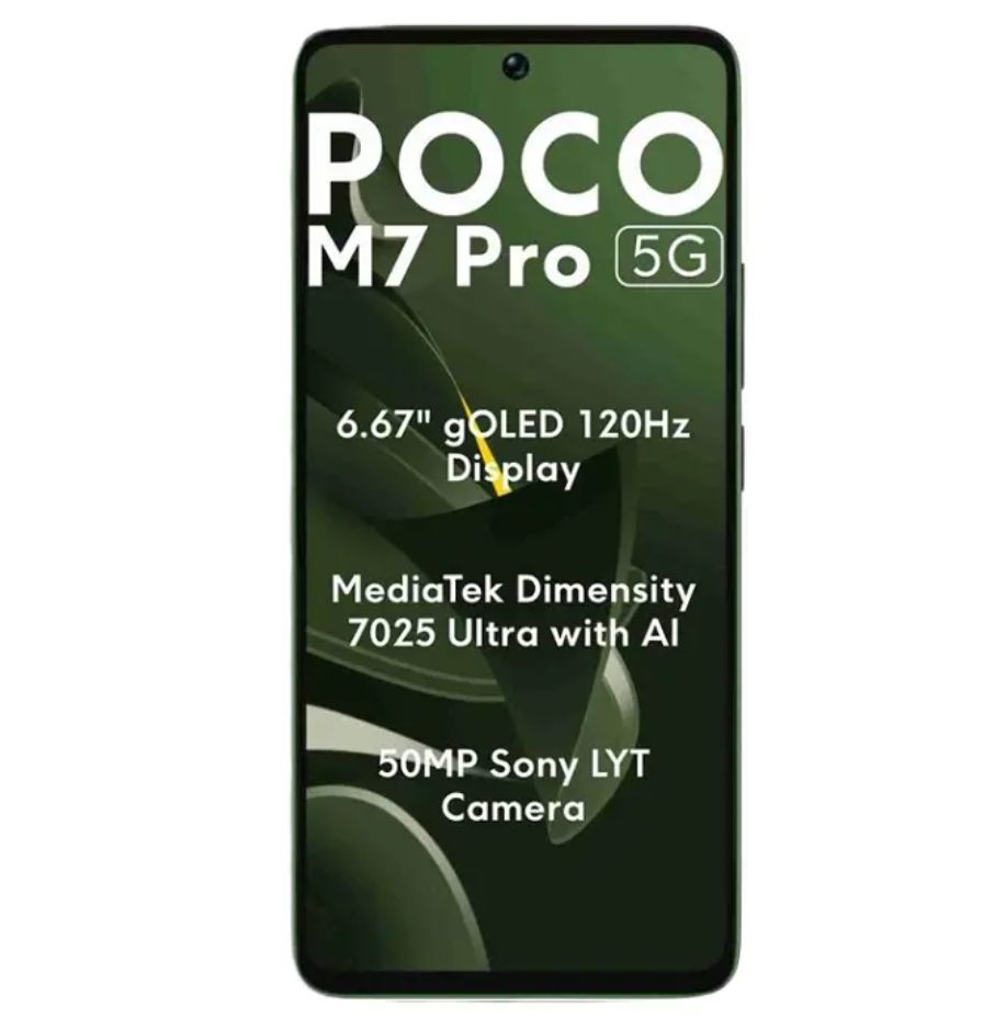 [Special Offer🔥🔥] XIAOMI POCO M7 Pro 5G 256GB+8GB 6.67" 120Hz AMOLED Display Dual SIM 50MP Camera 5110mAh Battery 45W Charging IP64 On-Screen Fingerprint AI Smartphone