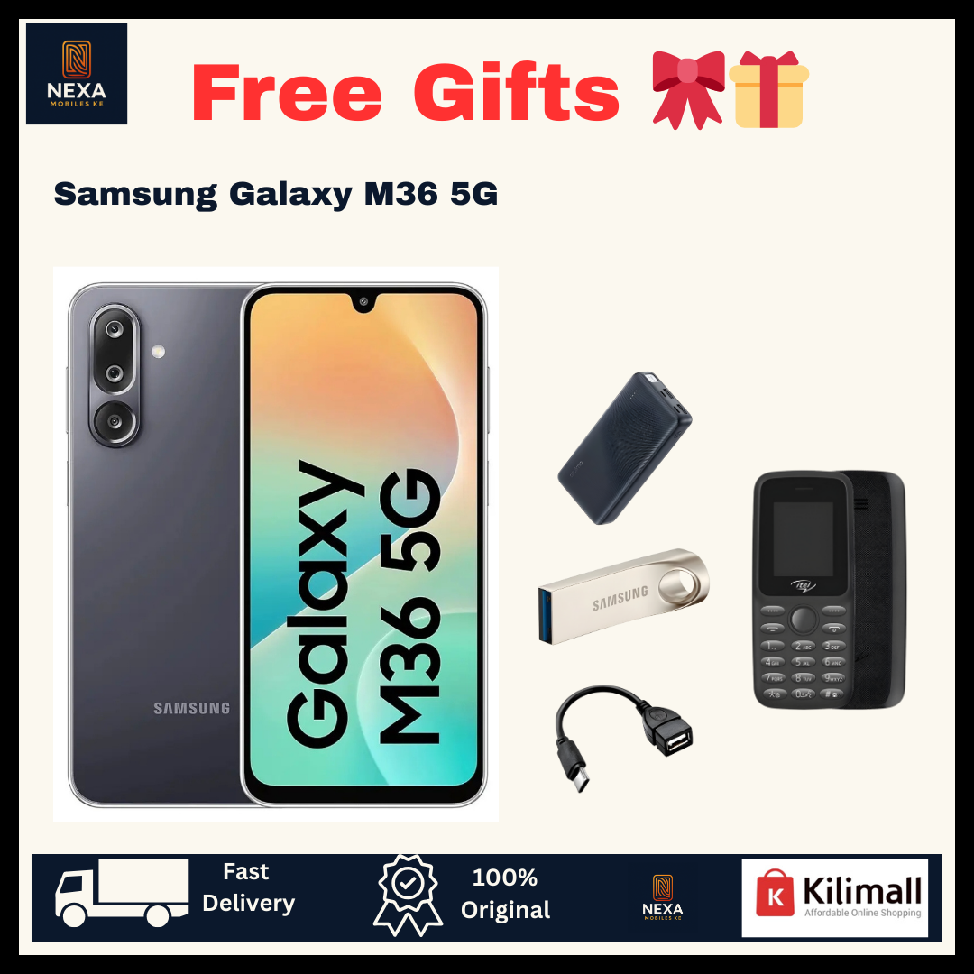 [Free Phone 🔥🔥] Samsung Galaxy M36 5G 128GB+6GB 6.7" 120Hz Super AMOLED Display Dual SIM (50+8+2)MP Rear Camera 13MP Selfie 5000mAh Battery 25W Charger A26 A36 Galaxy AI Smartphone