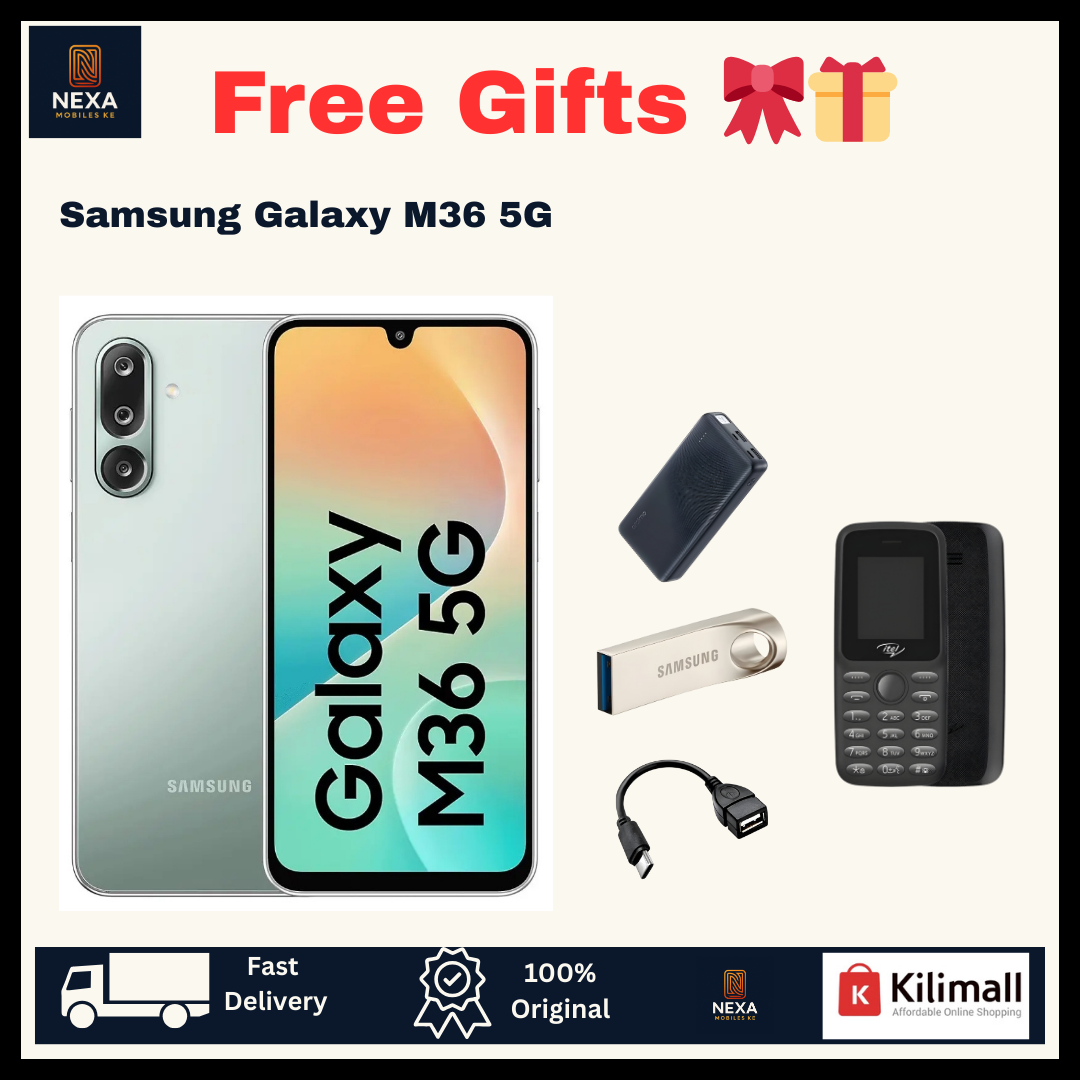 [Free Phone 🔥🔥] Samsung Galaxy M36 5G 128GB+6GB 6.7" 120Hz Super AMOLED Display Dual SIM (50+8+2)MP Rear Camera 13MP Selfie 5000mAh Battery 25W Charger A26 A36 Galaxy AI Smartphone