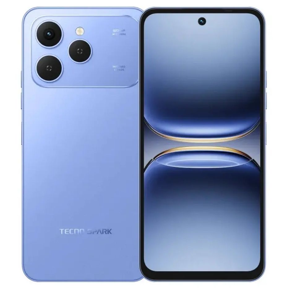 [Limited Offer🔥🔥] TECNO Spark 40 256GB+16(8+8)GB 6.67" IPS LCD 120Hz Display 50MP Camera 5200mAh Battery 45W Charger Dual SIM IP64 Rated Fingerprint Unlock MTK Helio G81 SoC Android AI Smartphone
