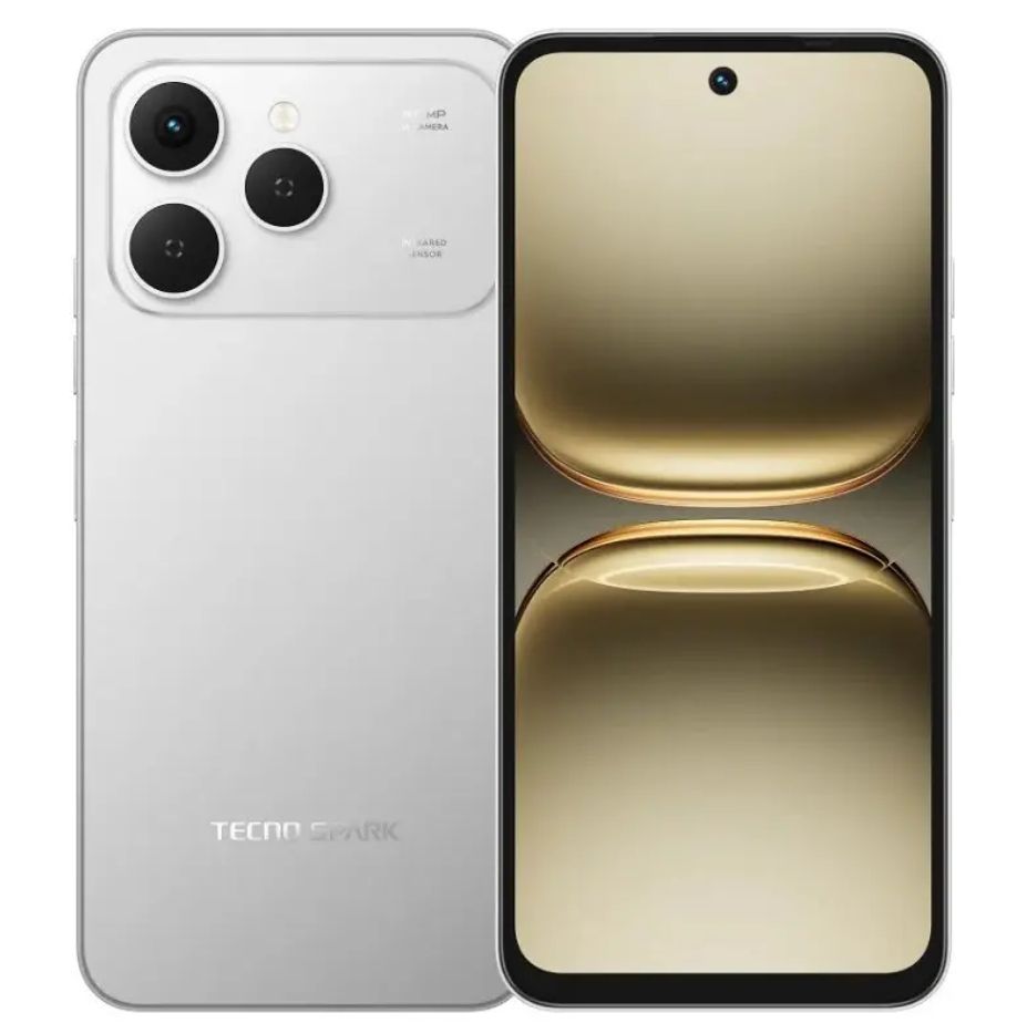 [Limited Offer🔥🔥] TECNO Spark 40 256GB+16(8+8)GB 6.67" IPS LCD 120Hz Display 50MP Camera 5200mAh Battery 45W Charger Dual SIM IP64 Rated Fingerprint Unlock MTK Helio G81 SoC Android AI Smartphone