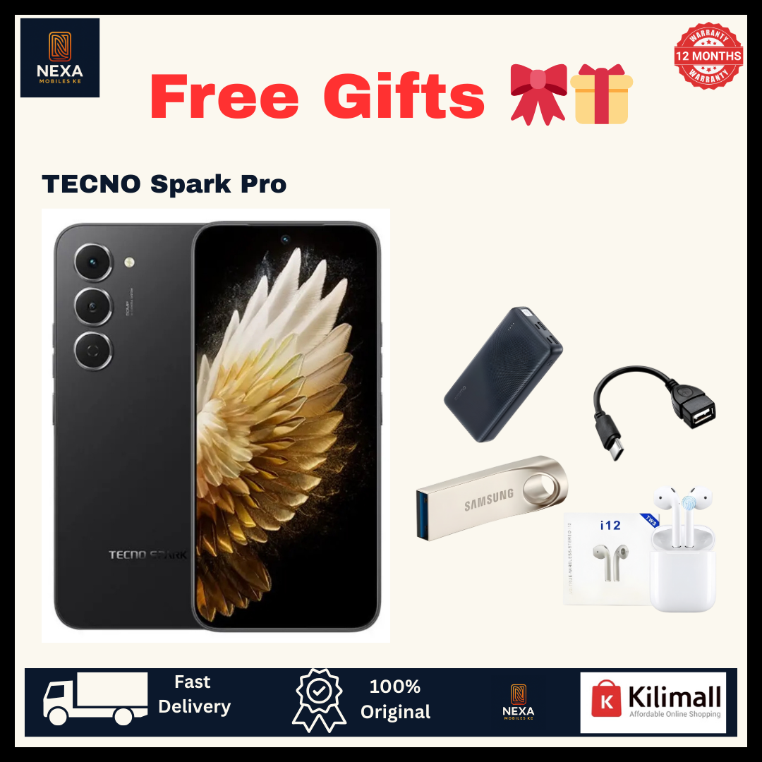 [Crazy Offer🔥🔥] TECNO Spark 40 Pro 128GB+16(8+8)GB 6.78" 144Hz AMOLED Display 50MP Camera 5200mAh Battery 45W Fast Charging On-Screen Fingerprint IP64 Dual SIM Android AI Smartphone