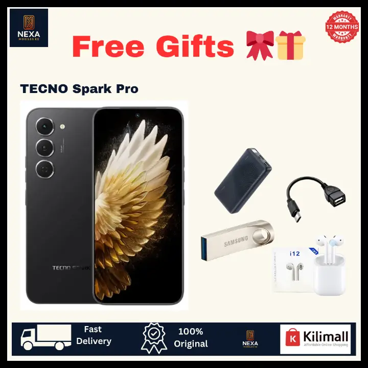 [Crazy Offer🔥🔥] TECNO Spark 40 Pro 128GB+16(8+8)GB 6.78" 144Hz AMOLED Display 50MP Camera 5200mAh Battery 45W Fast Charging On-Screen Fingerprint IP64 Dual SIM Android AI Smartphone