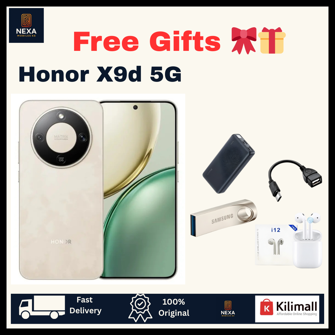 [New Arrival🔥🔥] HONOR X9d 256GB+12GB 6.79" 120Hz AMOLED Display 108MP Camera 8300mAhb Battery 66W Fast Charging Dual SIM On-Screen Fingerprint Snapdragon 6 Gen 4 IP68/69K AI Smartphone X9C