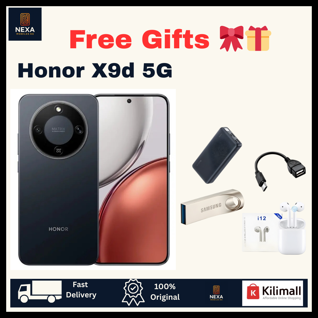 [New Arrival🔥🔥] HONOR X9d 256GB+12GB 6.79" 120Hz AMOLED Display 108MP Camera 8300mAhb Battery 66W Fast Charging Dual SIM On-Screen Fingerprint Snapdragon 6 Gen 4 IP68/69K AI Smartphone X9C