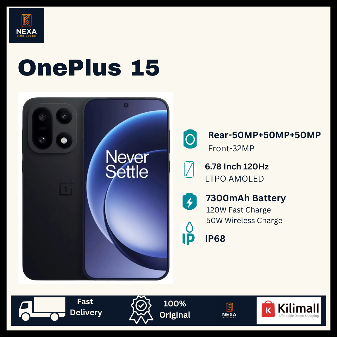 [New Arrival🔥🔥] OnePlus 15 512GB+16GB 6.78" LTPO AMOLED 165Hz Display (50+50+50)MP Camera Laser Focus 7300mAh Battery 120W Wired 50W Wireless Charging Snapdragon 8 Elite Gen 5 Android AI Smartphone