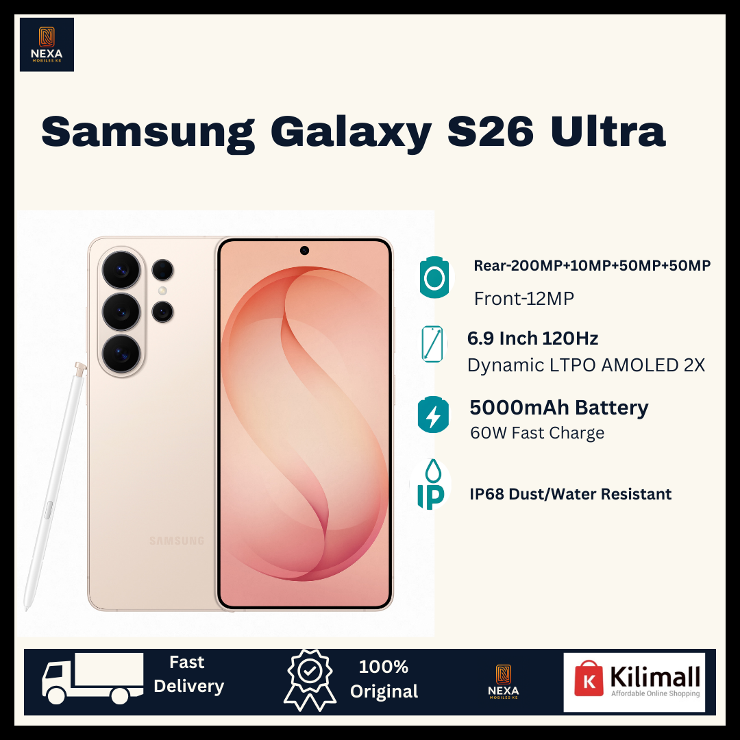 [SPECIAL OFFER🔥🔥] Samsung Galaxy S26 Ultra 512GB+12GB 6.9" Dynamic LTPO AMOLED 2X Privacy Display (200+10+50+50)MP Rear Camera 5000mAh Battery 60W Charging 25W Wireless Galaxy AI Smartphone