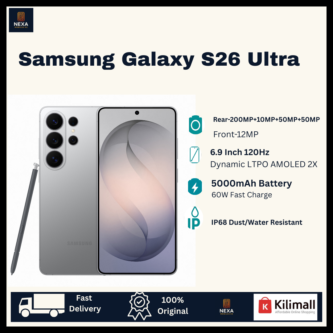 [SPECIAL OFFER🔥🔥] Samsung Galaxy S26 Ultra 512GB+12GB 6.9" Dynamic LTPO AMOLED 2X Privacy Display (200+10+50+50)MP Rear Camera 5000mAh Battery 60W Charging 25W Wireless Galaxy AI Smartphone