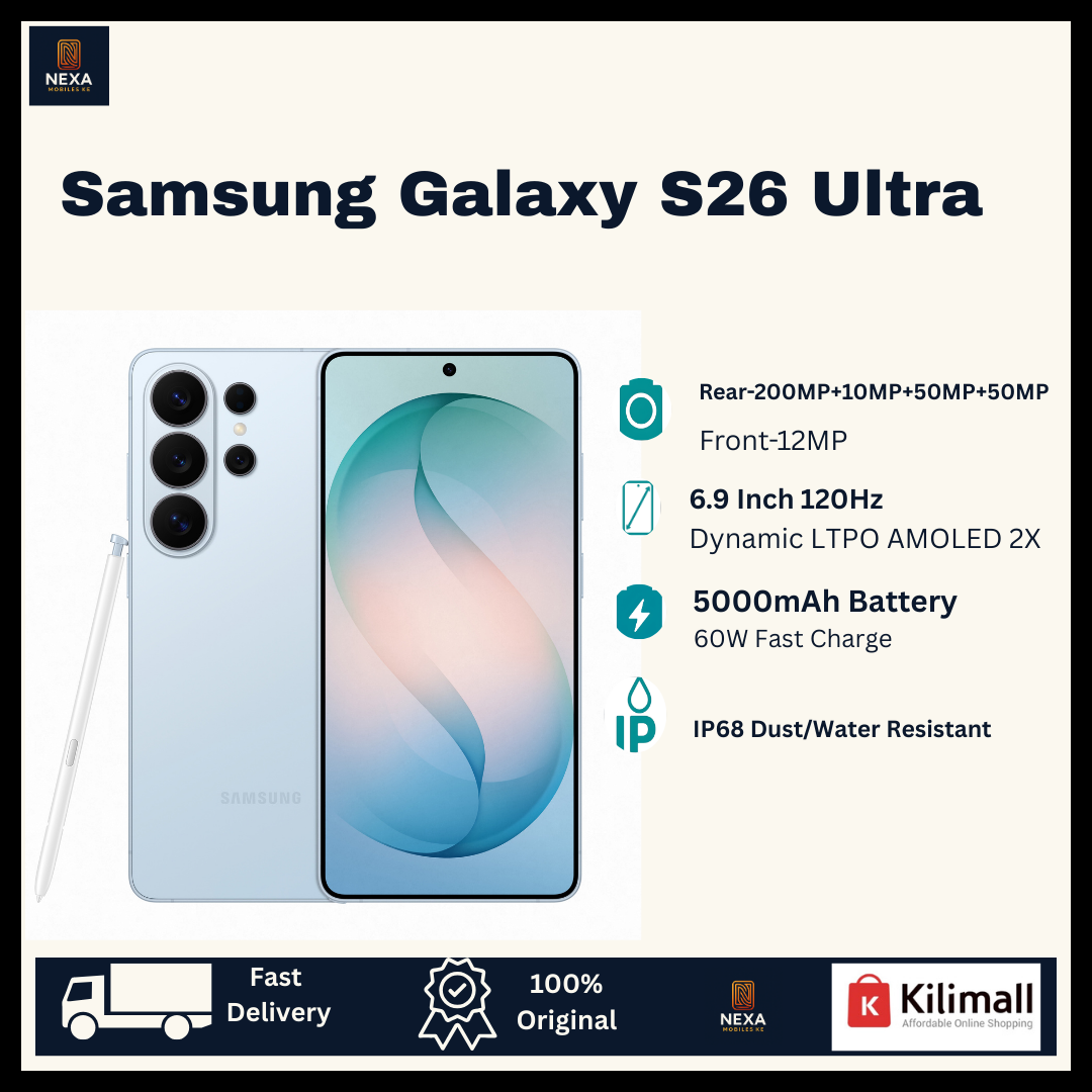 [SPECIAL OFFER🔥🔥] Samsung Galaxy S26 Ultra 512GB+12GB 6.9" Dynamic LTPO AMOLED 2X Privacy Display (200+10+50+50)MP Rear Camera 5000mAh Battery 60W Charging 25W Wireless Galaxy AI Smartphone