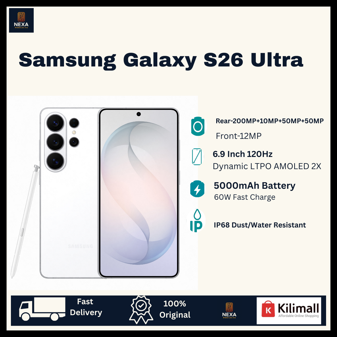 [SPECIAL OFFER🔥🔥] Samsung Galaxy S26 Ultra 512GB+12GB 6.9" Dynamic LTPO AMOLED 2X Privacy Display (200+10+50+50)MP Rear Camera 5000mAh Battery 60W Charging 25W Wireless Galaxy AI Smartphone