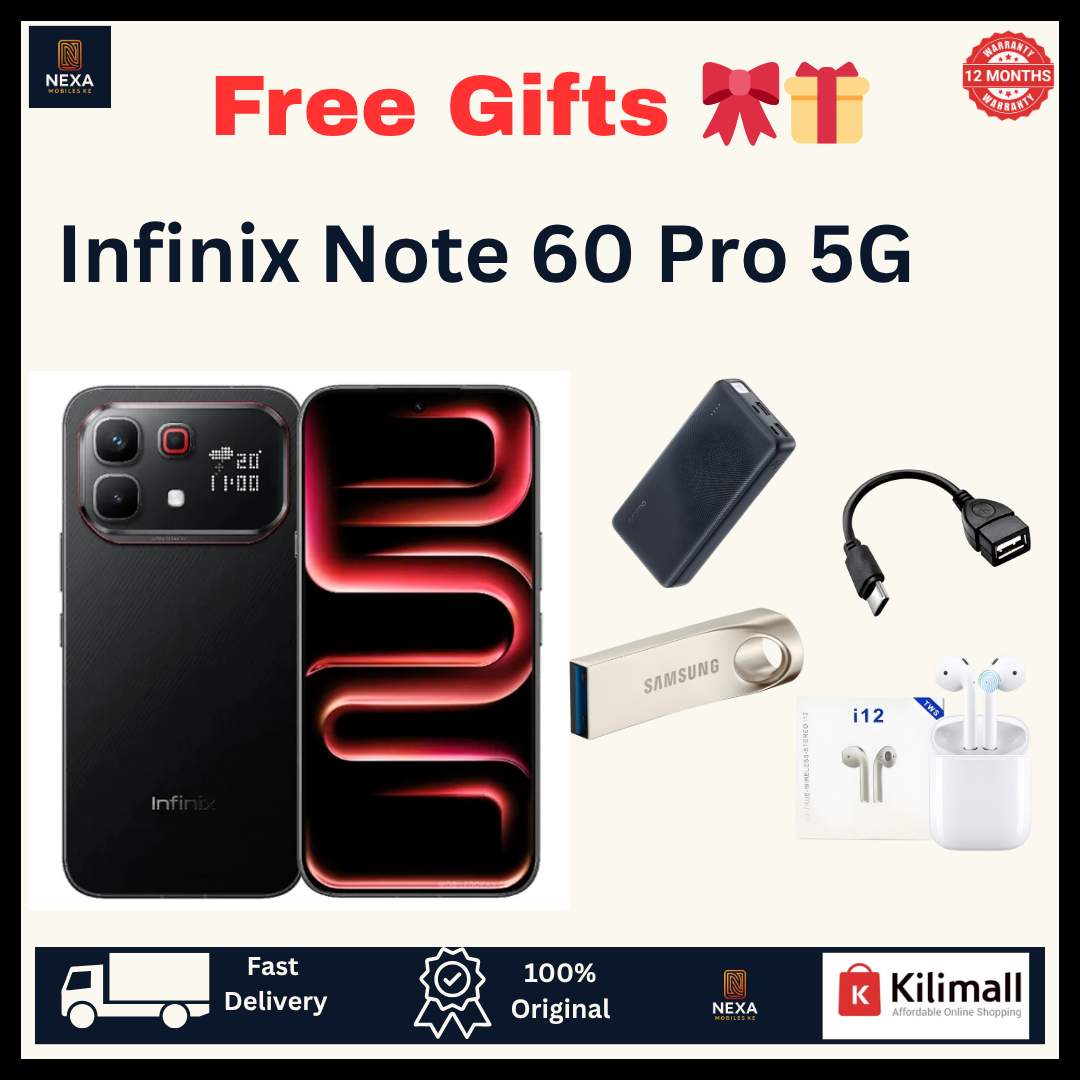 [FREE GIFTS!!!] Infinix Note 60 Pro 5G 256G+16(8+8)GB 6.78" 144Hz AMOLED Display Dual SIM (50+8)MP Camera 6000mAh 90W Wired 30W Wireless UnderDisplay Fingerprint SD 7s Gen 4 Smart AI Smartphone