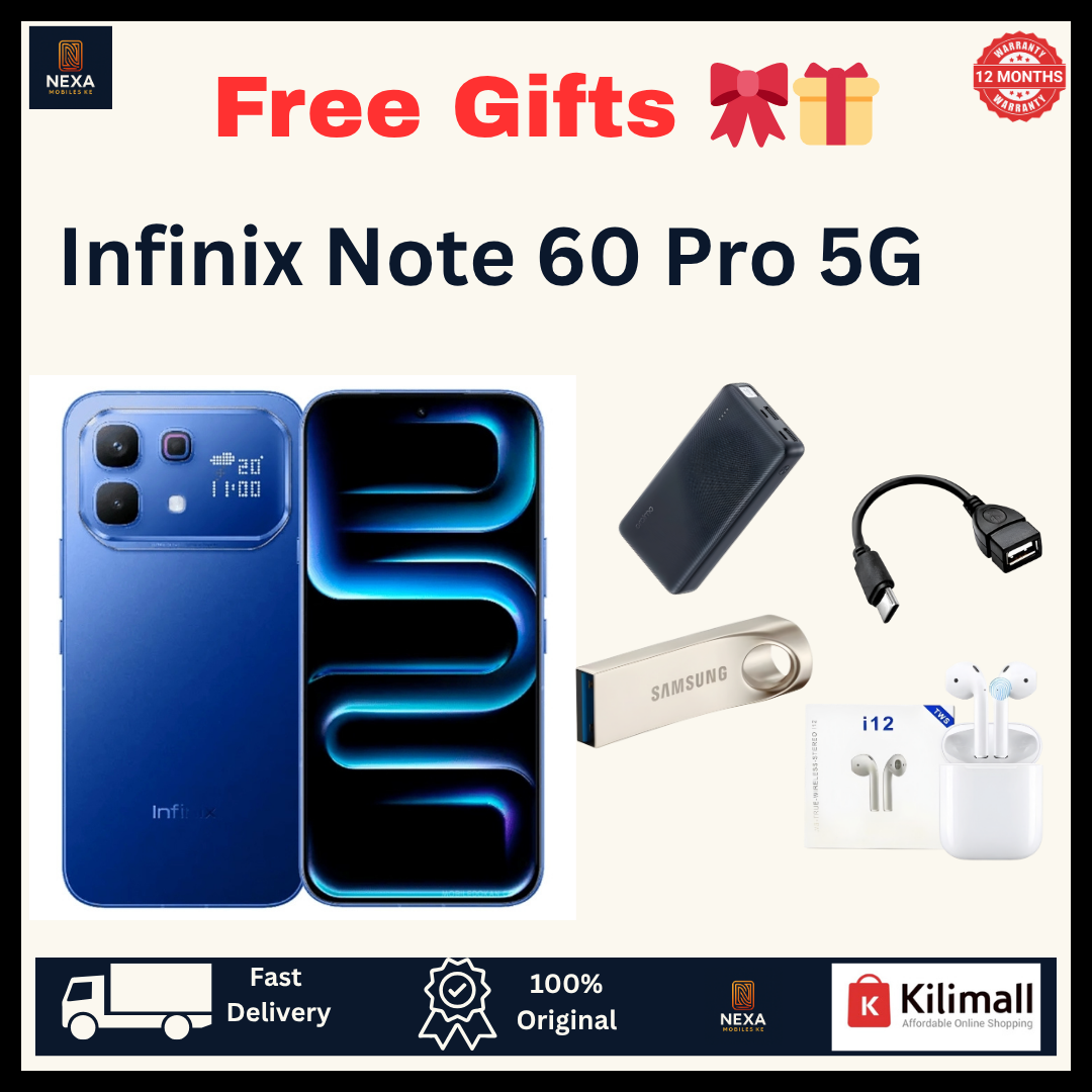 [FREE GIFTS!!!] Infinix Note 60 Pro 5G 256G+16(8+8)GB 6.78" 144Hz AMOLED Display Dual SIM (50+8)MP Camera 6000mAh 90W Wired 30W Wireless UnderDisplay Fingerprint SD 7s Gen 4 Smart AI Smartphone