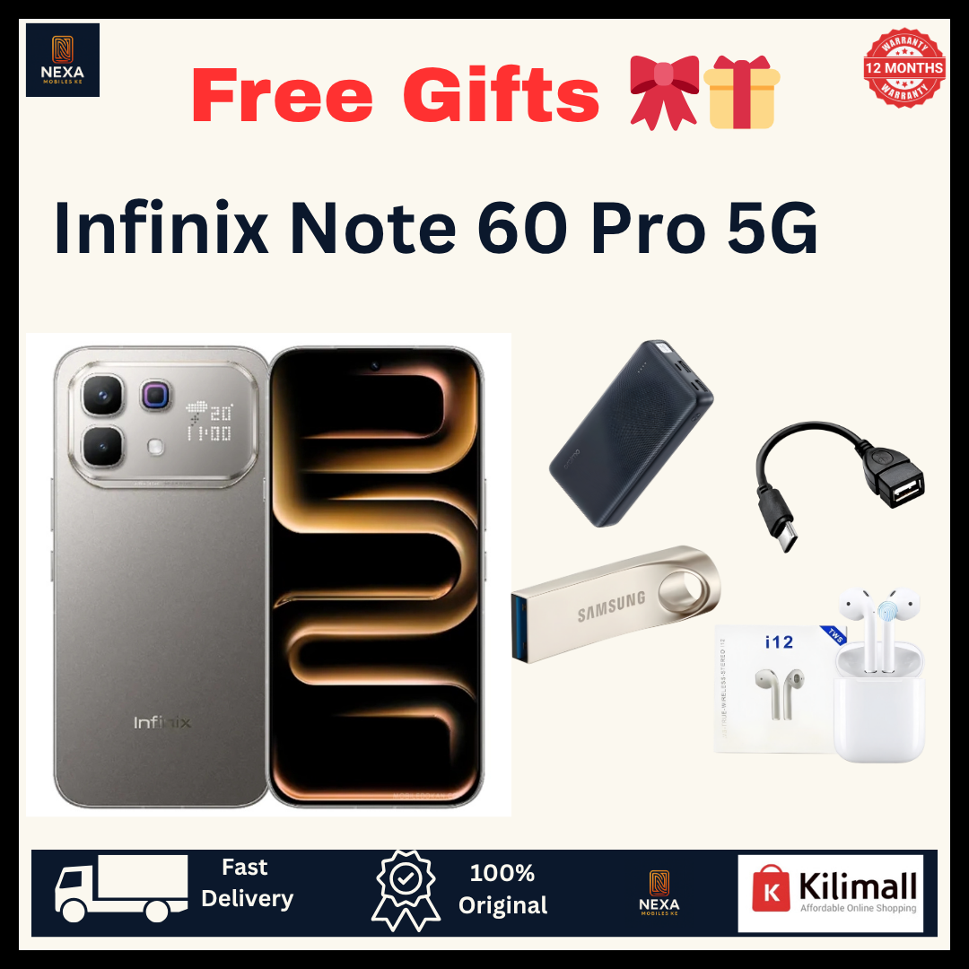 [FREE GIFTS!!!] Infinix Note 60 Pro 5G 256G+16(8+8)GB 6.78" 144Hz AMOLED Display Dual SIM (50+8)MP Camera 6000mAh 90W Wired 30W Wireless UnderDisplay Fingerprint SD 7s Gen 4 Smart AI Smartphone