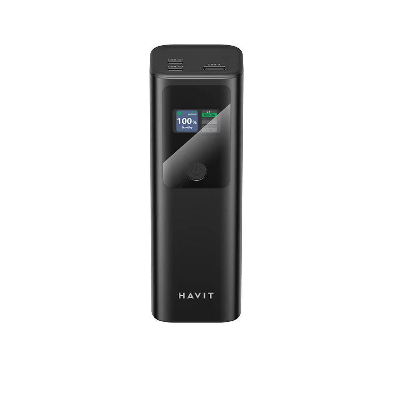 [Exclusive Online Offer] Havit PB50 Mobile series- Power bank  PB50, 27,000mAh / 97.2Wh, Laptop-Grade Power, Simultaneous Charging 100W + 65W + 18W, Intelligent Monitoring, Flight Friendly