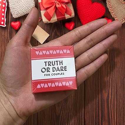 NOVELY Truth Or Dare Couples Card Game Adult Games For 2 Players Naughty Card Games For Couples 2 Player Couple Game