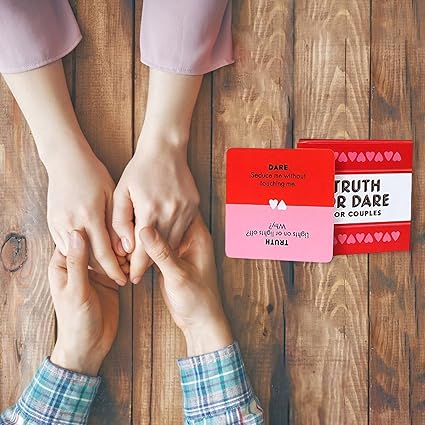 NOVELY Truth Or Dare Couples Card Game Adult Games For 2 Players Naughty Card Games For Couples 2 Player Couple Game