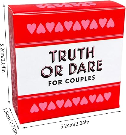 NOVELY Truth Or Dare Couples Card Game Adult Games For 2 Players Naughty Card Games For Couples 2 Player Couple Game
