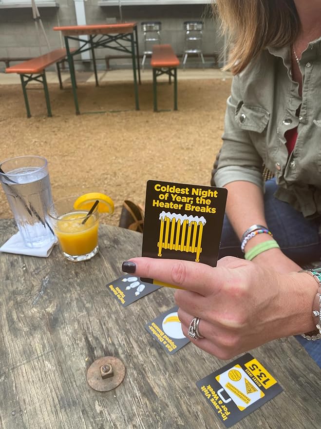 PREMIUM Sh#t Happens Card Game | Hilarious Party Game | 2 or More Players, Ages 18+, Shit Happens Card Game for Adults - Fun and Laughter - For Playing with Friends - Great for Epic Nights