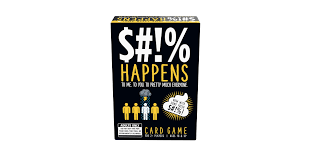 PREMIUM Sh#t Happens Card Game | Hilarious Party Game | 2 or More Players, Ages 18+, Shit Happens Card Game for Adults - Fun and Laughter - For Playing with Friends - Great for Epic Nights