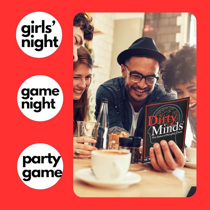 ORIGINAL Dirty Minds Party Game - Funny Card Games for Adults, Hilarious Party Games, Perfect for Couples and Date Night
