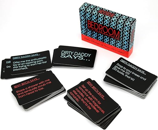 PREMIUM Bedroom Command Cards Game, Sexy Card Game for Couples Card Games for Adults, Sex Position Games for Couples Naughty, Sexy Gifts for Husband, Sex Gaming Bed Game Foreplaying Games