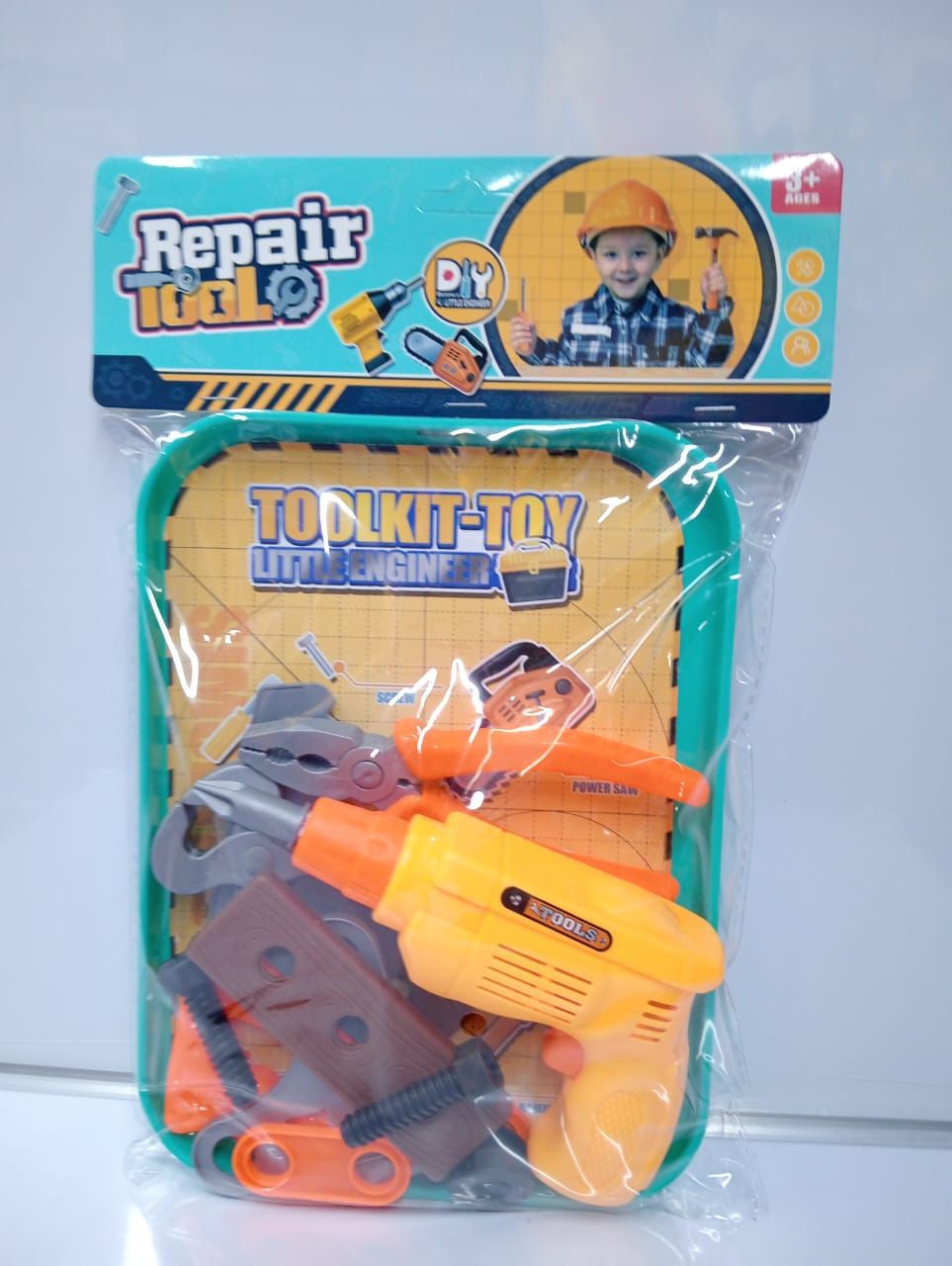 NOVELTY Tool Set Children Kids Tool Box Set DIY Builders Building Construction Toy Kids' Toy Plastic Tool Set - Perfect for Little DIY Enthusiasts!