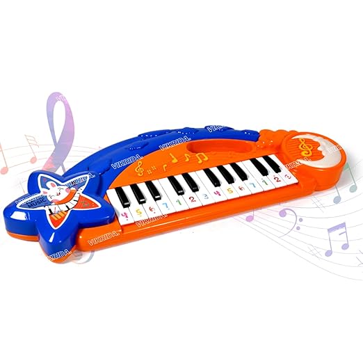 LUXURY Piano Toy for Toddlers 1-3 Toy Piano, Kids Piano 24 Keys with Lights Toddler Keyboard Gift for Christmas Birthday Boys and Girls
