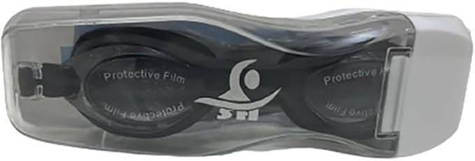 SPORTY Swimming Goggles No Leaking Anti Fog with FREE Protection Case - For Men, Women, Boys, Girls, Youth Kids Child - Triathlon Goggle - Indoor/Outdoor Swimming - Easy Adjust