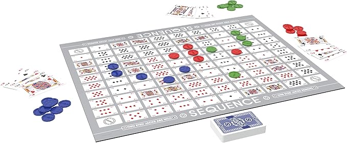 OFFER! OFFER! Original SEQUENCE: An Exciting Game of Strategy with Folding Board, Cards and Chips The exciting game of strategy in a compact travel version