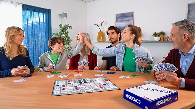 OFFER! OFFER! Original SEQUENCE: An Exciting Game of Strategy with Folding Board, Cards and Chips The exciting game of strategy in a compact travel version