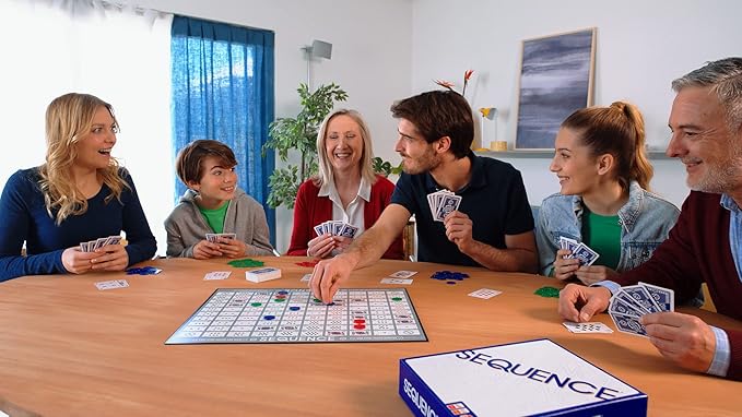 OFFER! OFFER! Original SEQUENCE: An Exciting Game of Strategy with Folding Board, Cards and Chips The exciting game of strategy in a compact travel version