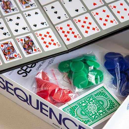 OFFER! OFFER! Original SEQUENCE: An Exciting Game of Strategy with Folding Board, Cards and Chips The exciting game of strategy in a compact travel version