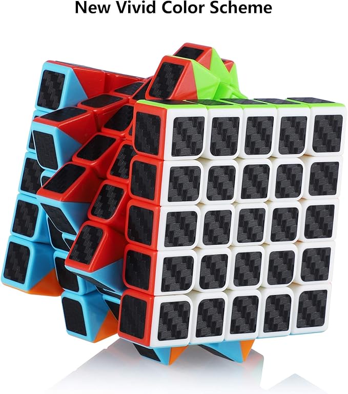 PREMIUM Rubik's 5*5 Speed Magic Cube Puzzle Cube Stocking Filler for Adults and Kids Fast Magic Cube for Kids and Adults, Smooth  Cubes Puzzle Toys for Adults