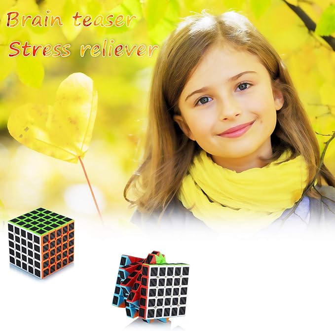 PREMIUM Rubik's 5*5 Speed Magic Cube Puzzle Cube Stocking Filler for Adults and Kids Fast Magic Cube for Kids and Adults, Smooth  Cubes Puzzle Toys for Adults