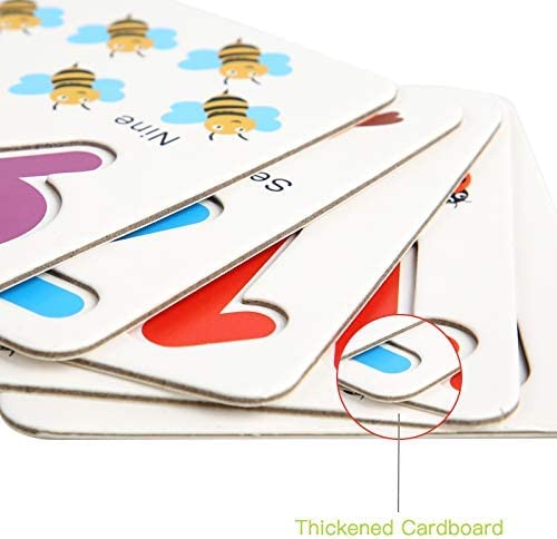 PREMIUM CBC Mathematics Learning Aid Preschool Learning Toys for 3 4 5 Year Olds Girls & Boys,Math Flash Cards Toddler Toys Kindergarten Graduation Gifts for 3 4 5 Year Old Girls & Boys