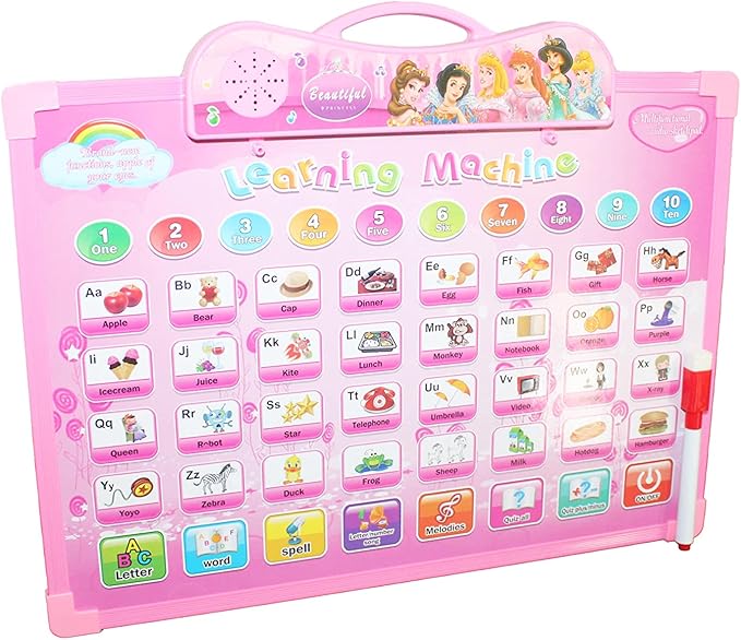 PREMIUM  1Pc Talking Board English Learning Tablet Toy with Whiteboard Educational Toys for Kids,Toddlers,Baby to Learn Alphabet ABC