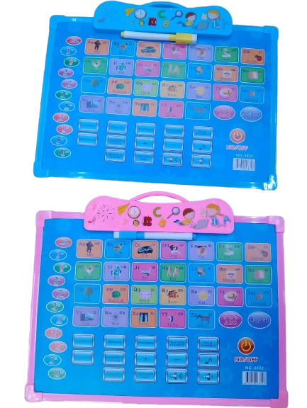 PREMIUM  1Pc Talking Board English Learning Tablet Toy with Whiteboard Educational Toys for Kids,Toddlers,Baby to Learn Alphabet ABC