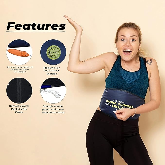 PREMIUM Heating sauna body Slimming celulitis massage belt./ health care Massage belt slim fit tv body/ Massager Sauna belt for weight loss