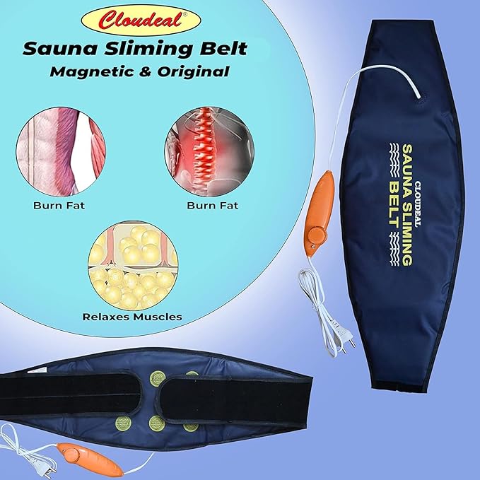 PREMIUM Heating sauna body Slimming celulitis massage belt./ health care Massage belt slim fit tv body/ Massager Sauna belt for weight loss