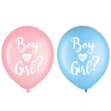 PREMIUM  Baby Shower Decoration Balloons - Blue & Pink (Pack of 100) | Baby Shower Decoration Items | Its a Boy and Its a Girl Printed Balloons
