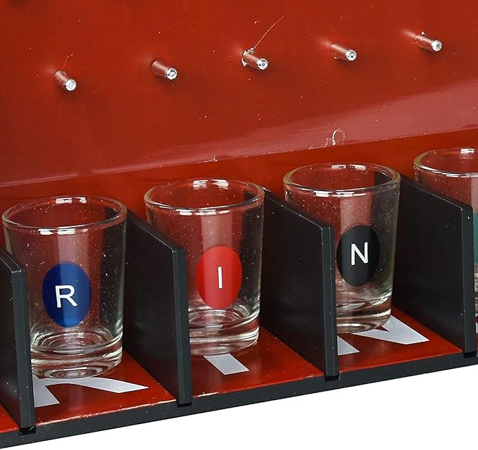 FUN Drinko Gravity Game Party Drinking Game for Adults 6 Shot Glasses for Parties Game Night and Home Bar