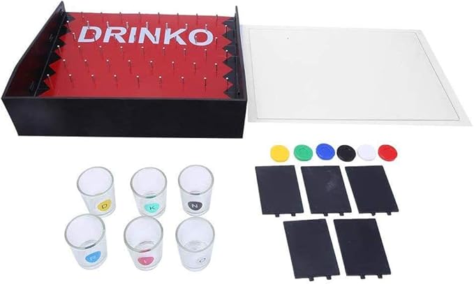 FUN Drinko Gravity Game Party Drinking Game for Adults 6 Shot Glasses for Parties Game Night and Home Bar