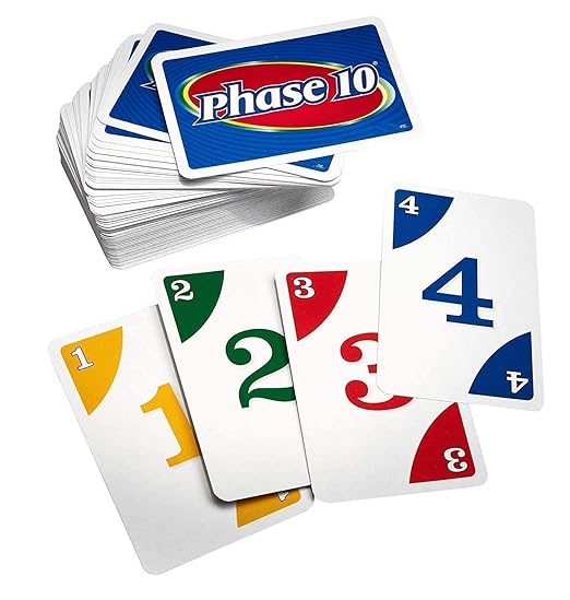 PREMIUM Phase 10 Card Game Fun Challenging Rummy Style Game for Kids Families 2 to 6 Players Ages 7 and Up Multicolor