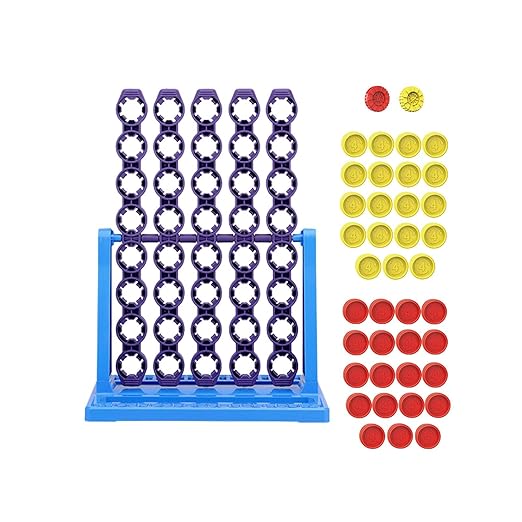 FUN Line Up Spin 4 Game Table Decor Strategy Board Games for Children Girls Boys|Toys & Hobbies | Games | Board & Traditional Games