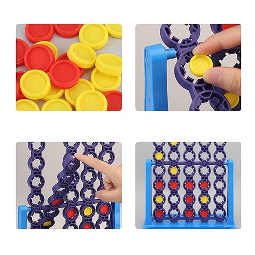 FUN Line Up Spin 4 Game Table Decor Strategy Board Games for Children Girls Boys|Toys & Hobbies | Games | Board & Traditional Games