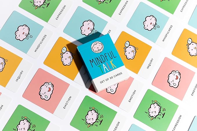 ENGAGING Mindful Talk – Card Game for Children Cards for Children and Parents- for Authentic and Meaningful Conversations