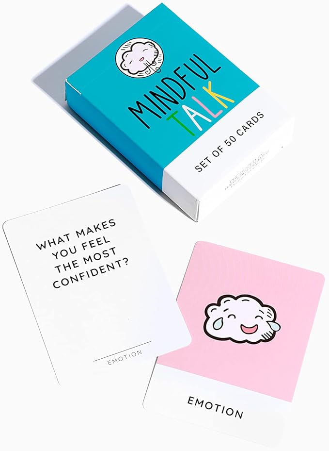 ENGAGING Mindful Talk – Card Game for Children Cards for Children and Parents- for Authentic and Meaningful Conversations