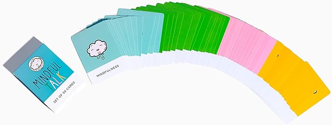 ENGAGING Mindful Talk – Card Game for Children Cards for Children and Parents- for Authentic and Meaningful Conversations