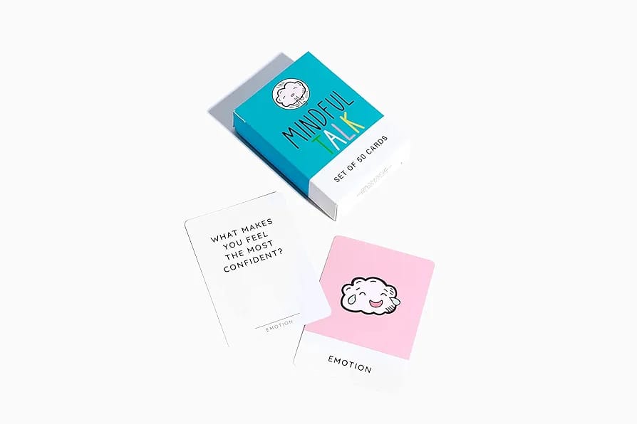 ENGAGING Mindful Talk – Card Game for Children Cards for Children and Parents- for Authentic and Meaningful Conversations